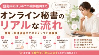 オンライン秘書の案件獲得のリアルな流れ